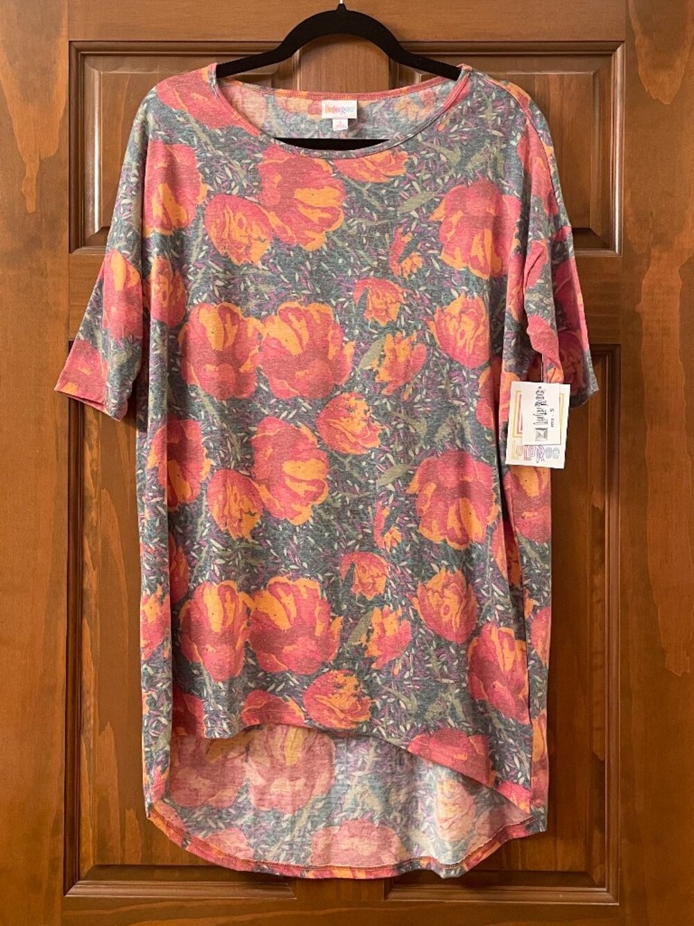 NWT Floral LuLaRoe Irma Tunic - Size Small